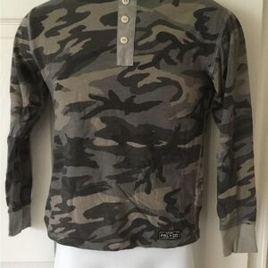 Polo by Ralph Lauren Boys Camouflage Henley Shirt